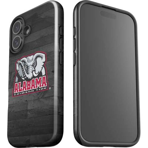 University of Alabama Basketball Wood iPhone 16 Plus Impact Case